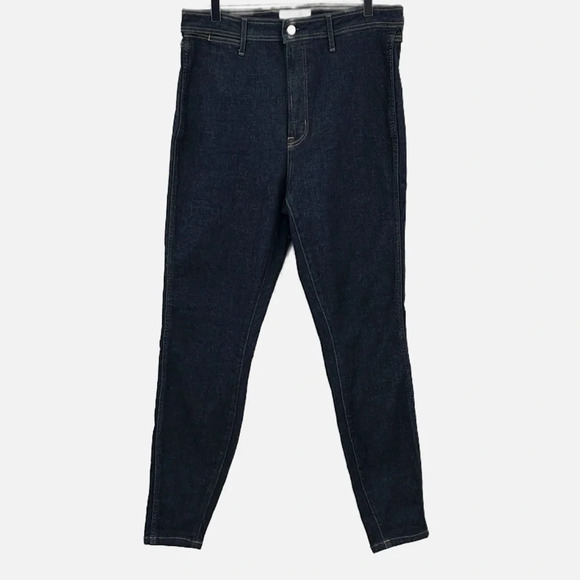 Everlane The Way High Clean Front Skinny Jean in Dark Indigo - NWOT - Size 32R - Picture 3 of 8